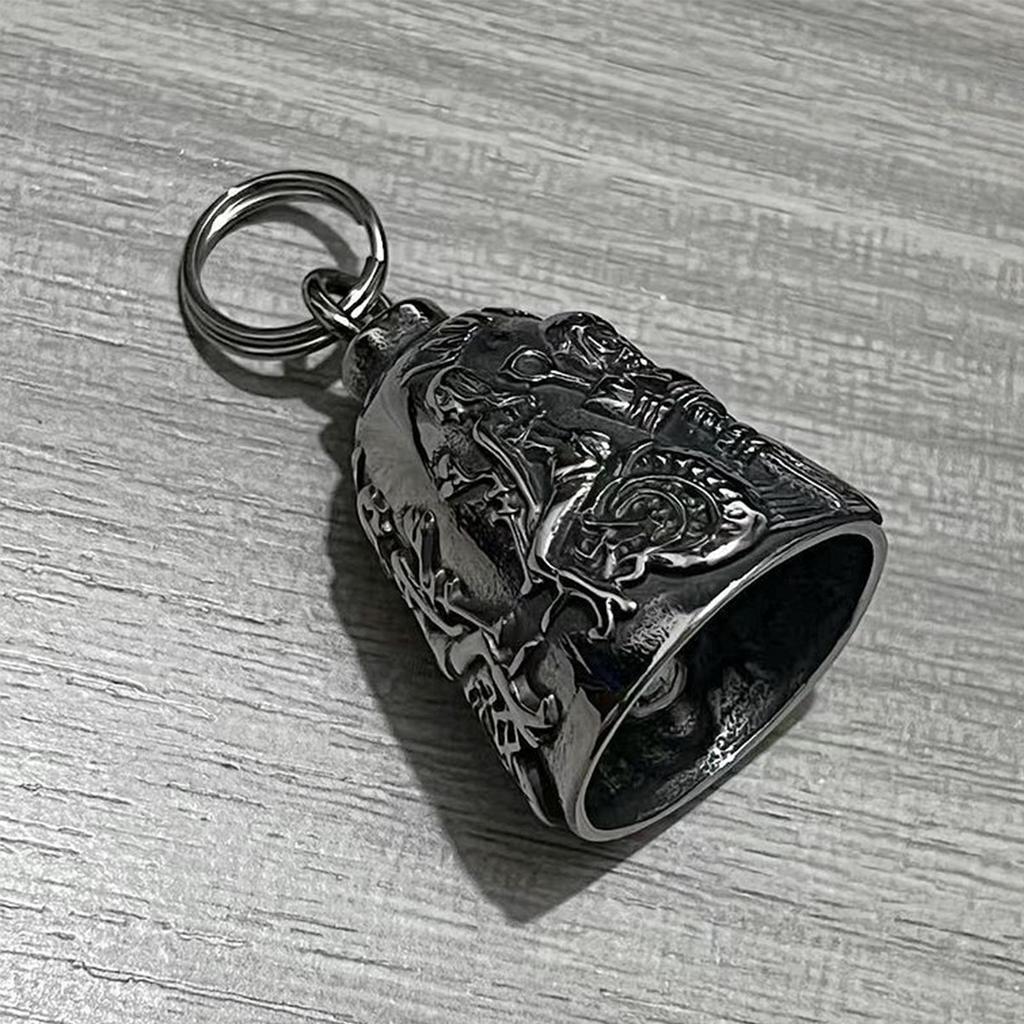 Новый Винтажный Нержавеющая Сталь Мотоцикл Колокольчик Подвеска Мотоциклы Украшение Талисман Счастливый Амулет Украшения Подарки Колокольчик для Езды