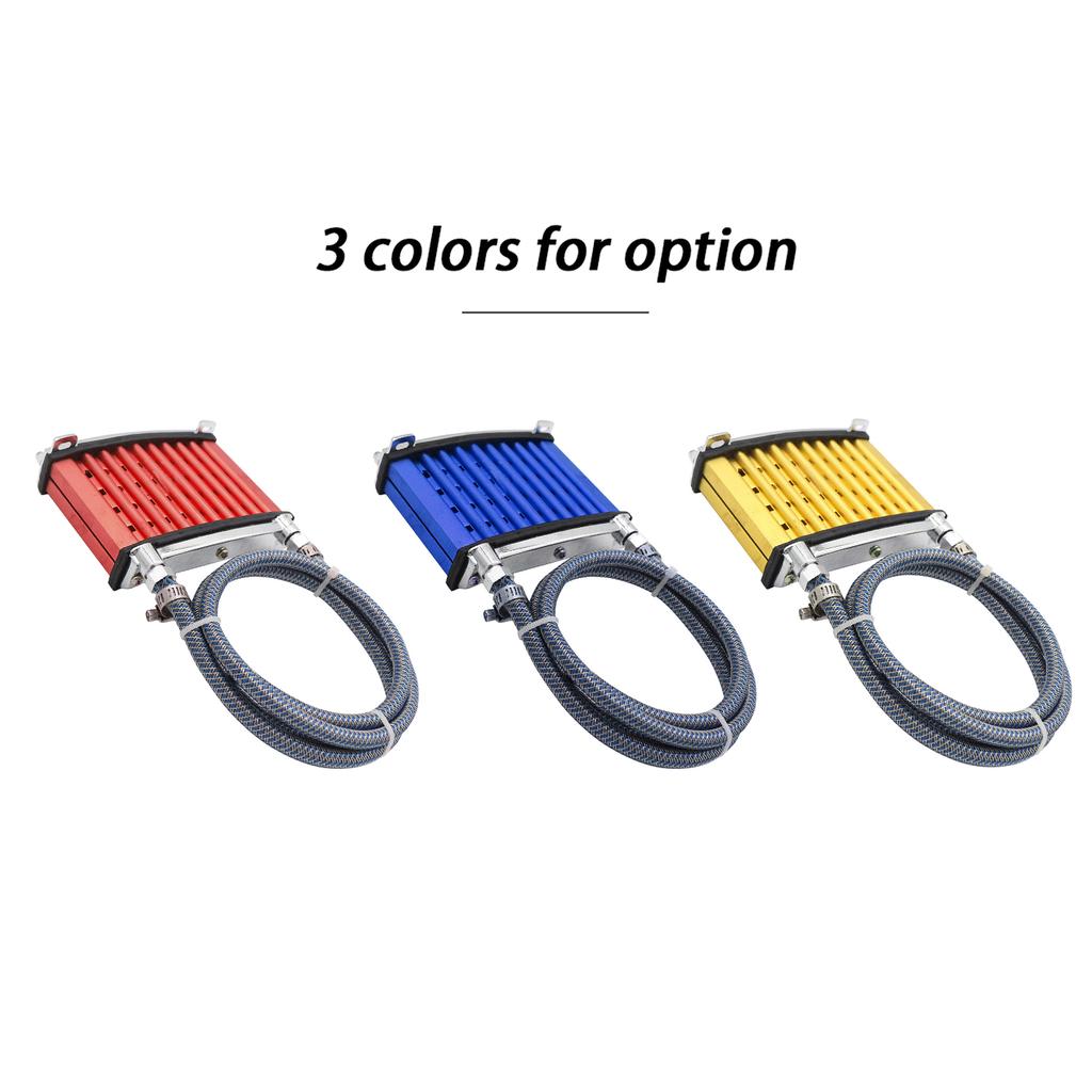 Универсальный масляный радиатор двигателя мотоцикла, охлаждающий радиатор для 50cc 70cc 90cc 110cc 125cc Dirt Pit Bike ATV