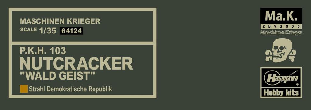 Пластиковая модель Hasegawa Maschinenkrieger Nutlocker Waldgeist 64124 PKH103 1/35