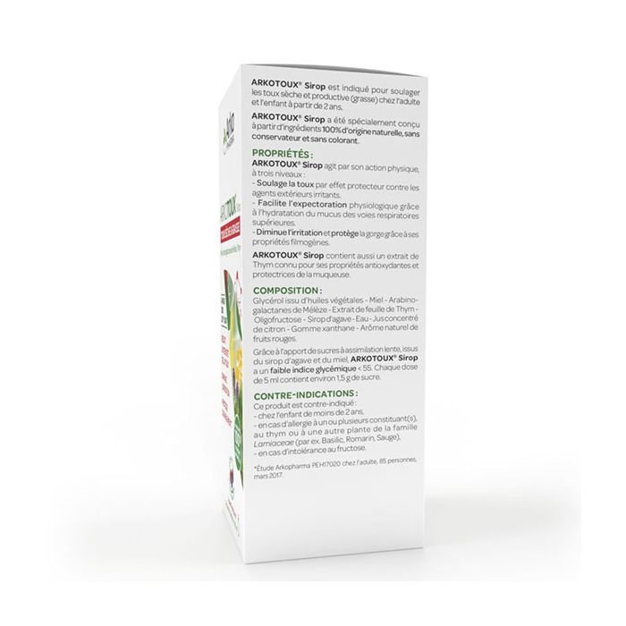 Arkopharma Arkotoux Sirop Soulage La Toux 140ml
