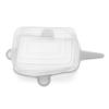 Cookware Keeping Fresh Lids Seal Food Fresh Round Square Stretch Suction Silicone Lid Bowl Cover