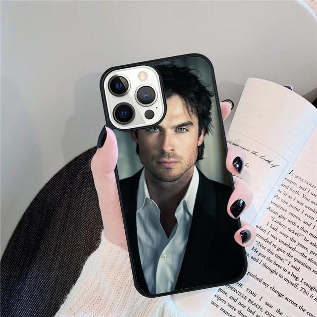 Чехол для телефона Damon Salvatore The Vampire Diaries Для iPhone 17 Air 15 16 Pro Max 14 13 12 11 Pro Max Plus