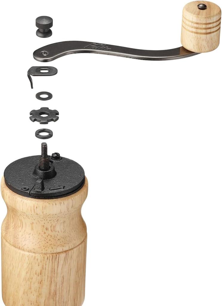 Кофемолка Kalita, деревянная, прочная, чугунная, с естественной грубостью помола, регулируемая ручная кофемолка, ручная мельница для начинающих