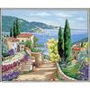 Penelope Antique Mediterranean Canvas 60x70cm