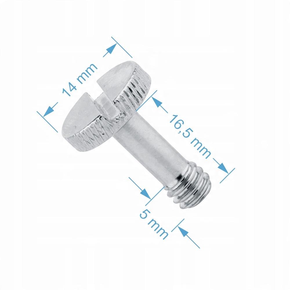 Tripod screw 1/4" inch 20 mm long for camera