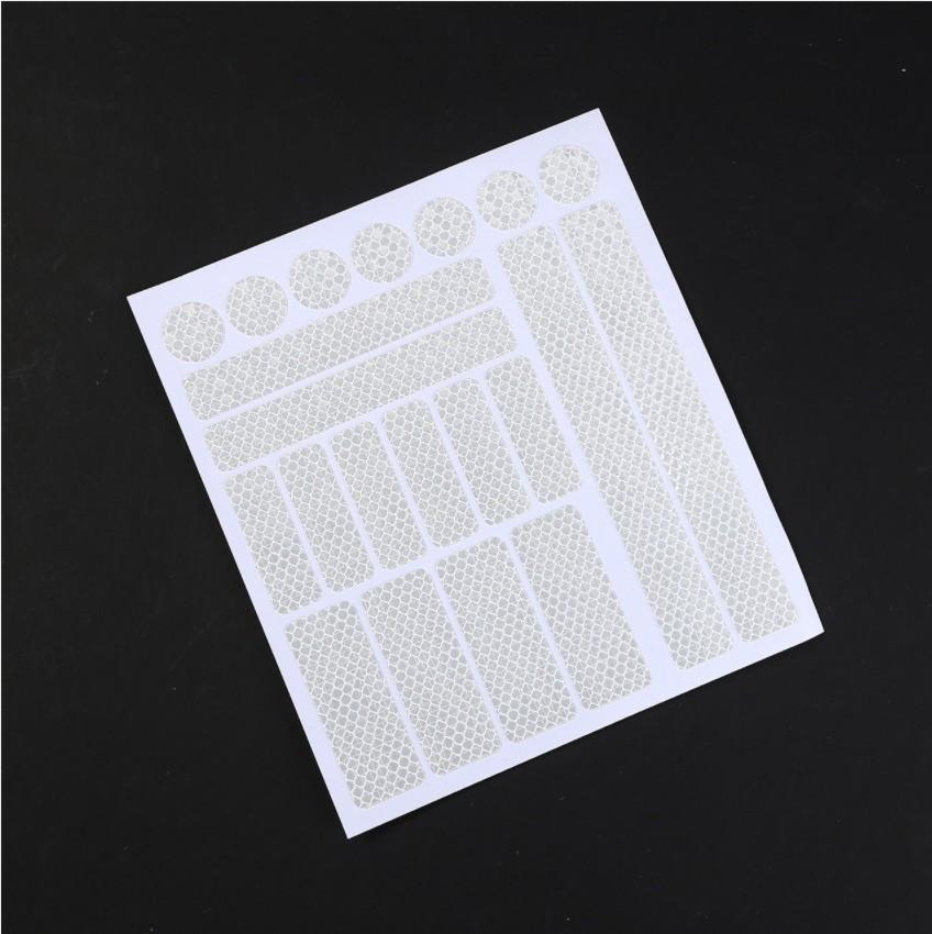 Автомобиль Мотоцикл Светоотражающие Наклейки Ночная Безопасность Предупреждение Отражающая Пленка Наклейка Украшения Велосипедное Колесо Отражатель Авто Аксессуары