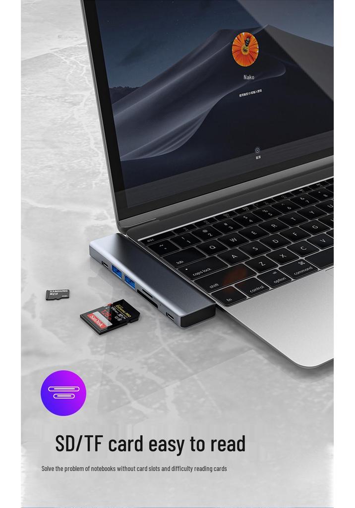 Apple Thunderbolt 3 Hub: MacBook-Compatible Docking Station Converter 3.0
