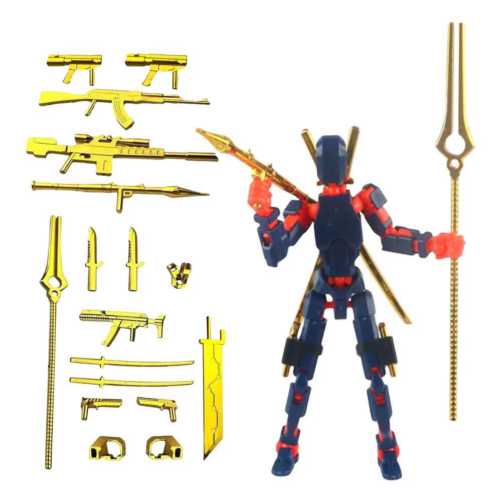 13 Action Figure Titan Multi-Jointed Movable Shapeshift Robot T13 Action Mannequin Character And Dog Figure Toys Gifts For Kids