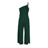 Off Shoulder Strap Jumpsuit Women's Spring Summer Temperament Commuting Solid Color Straight Pants