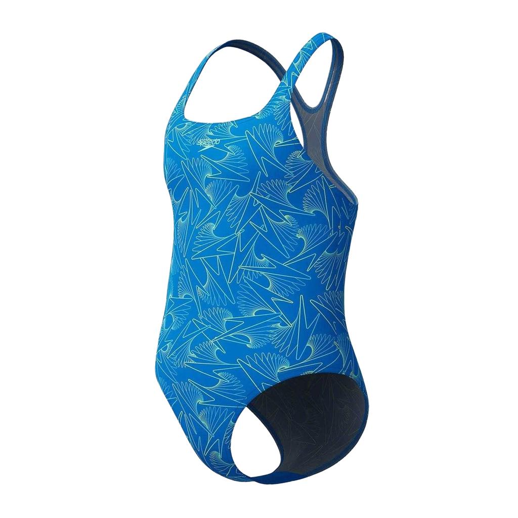 Speedo Girls Hyperboom Medalist All-Over Print One Piece Swimsuit