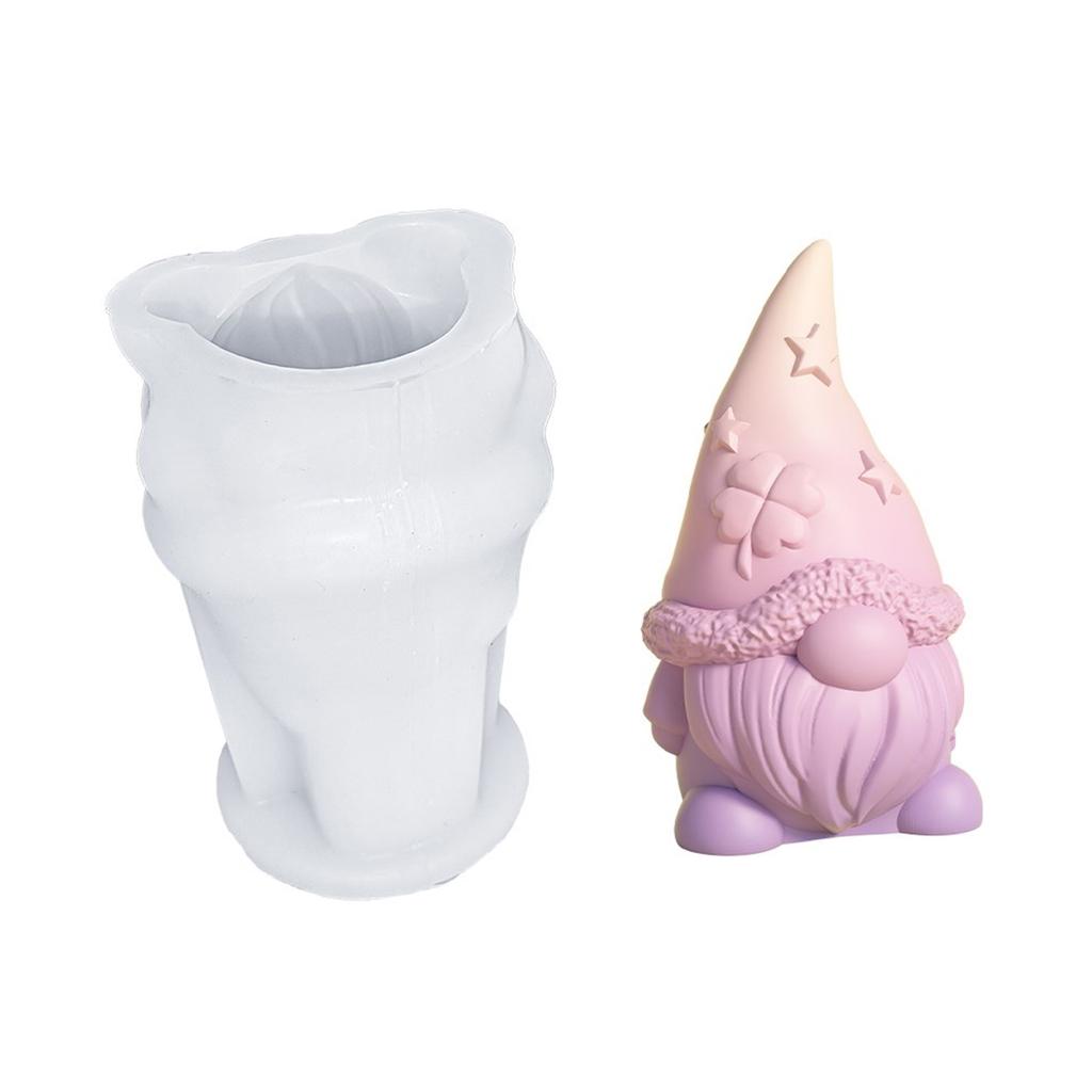 DIY Heart Star Gnome Silicone Mold Dsiplay Ornament Molds For Crafting Resin Plaster And Scented Candles Home Decor