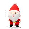 Christmas Santa Claus Snowman Dolls 2025 New Year Ornament Plush Toys Decoration Merry Christmas Party Decoration Gifts