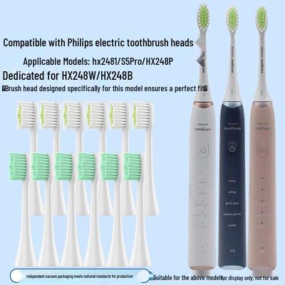 Совместимые сменные насадки для электрической зубной щетки Philips: Модели HX8/S5Pro/HX8W/HX8B/8P (5-Pack)