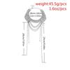 European And American Jewelry, Retro Exaggerated Personality Irregular Trendy Necklace Full Of Diamonds Multi-Layer Fringed Collarbone Necklace Women