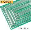 1/2 шт. двухсторонняя печатная плата 12*18 см зеленая DIY Prototyp Pcb универсальная плата печатные платы комплект для самостоятельного изготовления