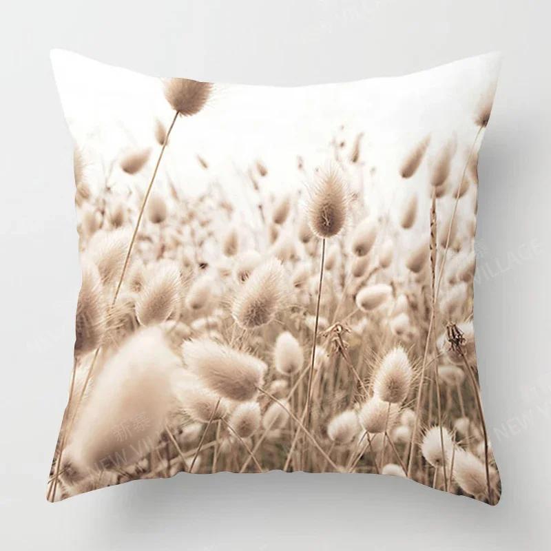 Nordic Fall Home Decor Throw Pillowcase Sofa Cushion Cover Modern 45x45cm 45*45 50x50 60x60cm 40x40 Boho Living Room Aesthetics