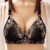 Women's Beautifully Embroidered Floral Bra Push Up Pair Breast Support Comfort Bra Thin Brasieres Sexy