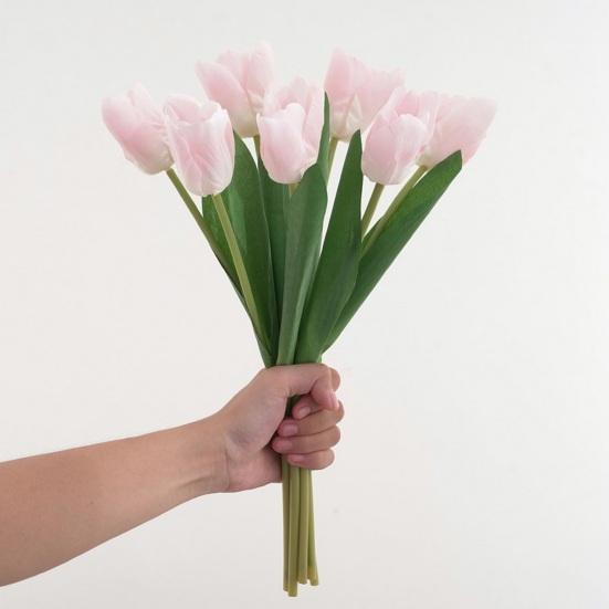 7 шт. имитация тюльпанов, реалистичный красивый искусственный букет цветов для украшения дома, свадьбы, вечеринки