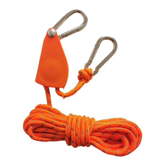 2,5 м 1/4-дюймовая ветровая веревка с зажимом-вешалкой, регулируемый шкив, сверхмощный уличный туризм, рыбалка, кемпинг, палатка, навес, шнур, привязной ремень