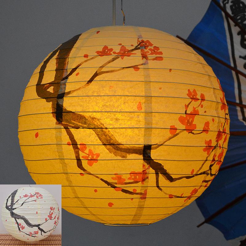 Japanese Sakura Plum Blossom Small Lantern, Wedding Izakaya Hanging Decor