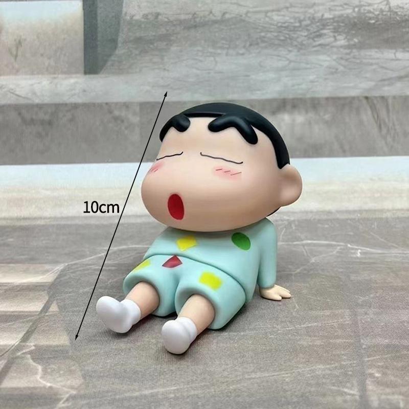 3D Crayon Shin chan Phone Stand Anime Cartoon DIY Crayon Shin chan Model Decoration Office Decor New Year Navided Party Gift