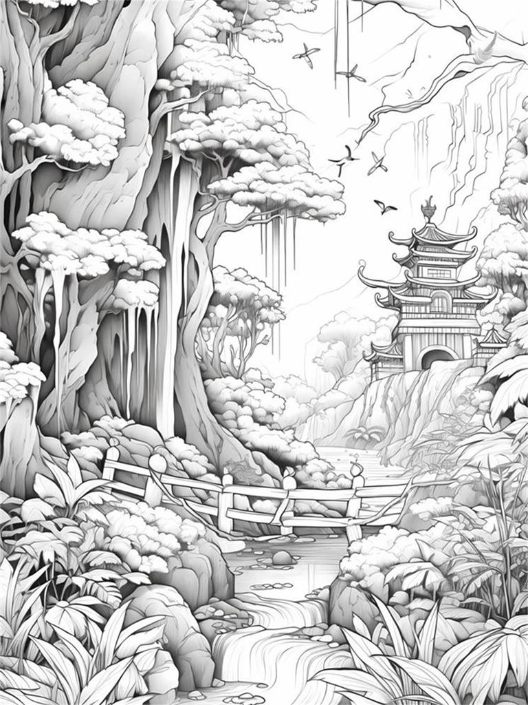 1 шт. Волшебный лес художественная раскраска оригинальная модернизированная бумага утолщенная 22 страницы раскраски , подарок на праздник день рождения