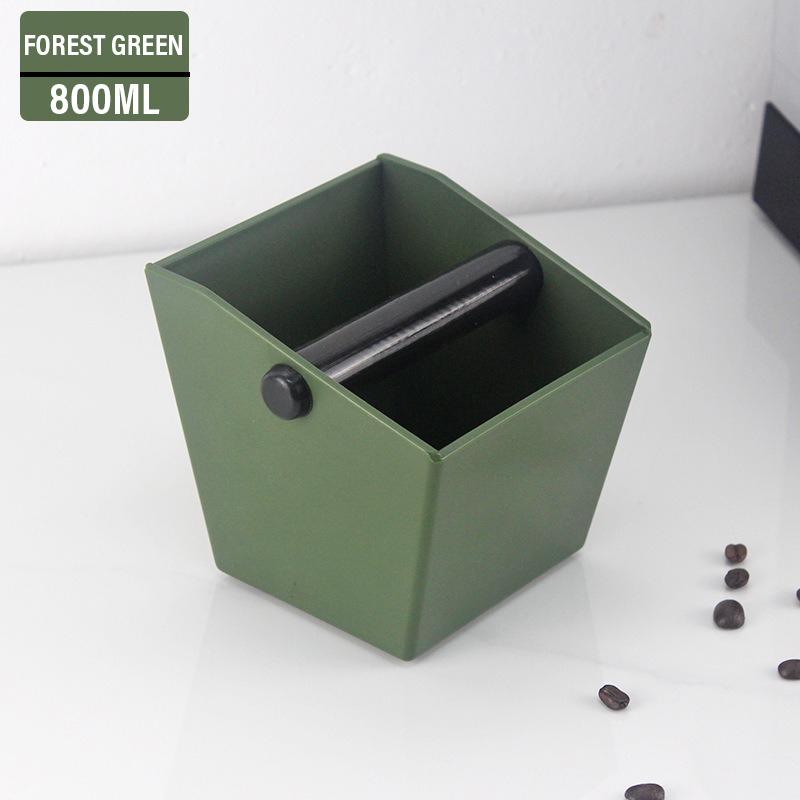 800 мл ABS Ведро для кофейной гущи Espresso Knock Box Мусорное ведро для кофейных отходов со съемной трамбовкой Аксессуары для кофемашин Бариста