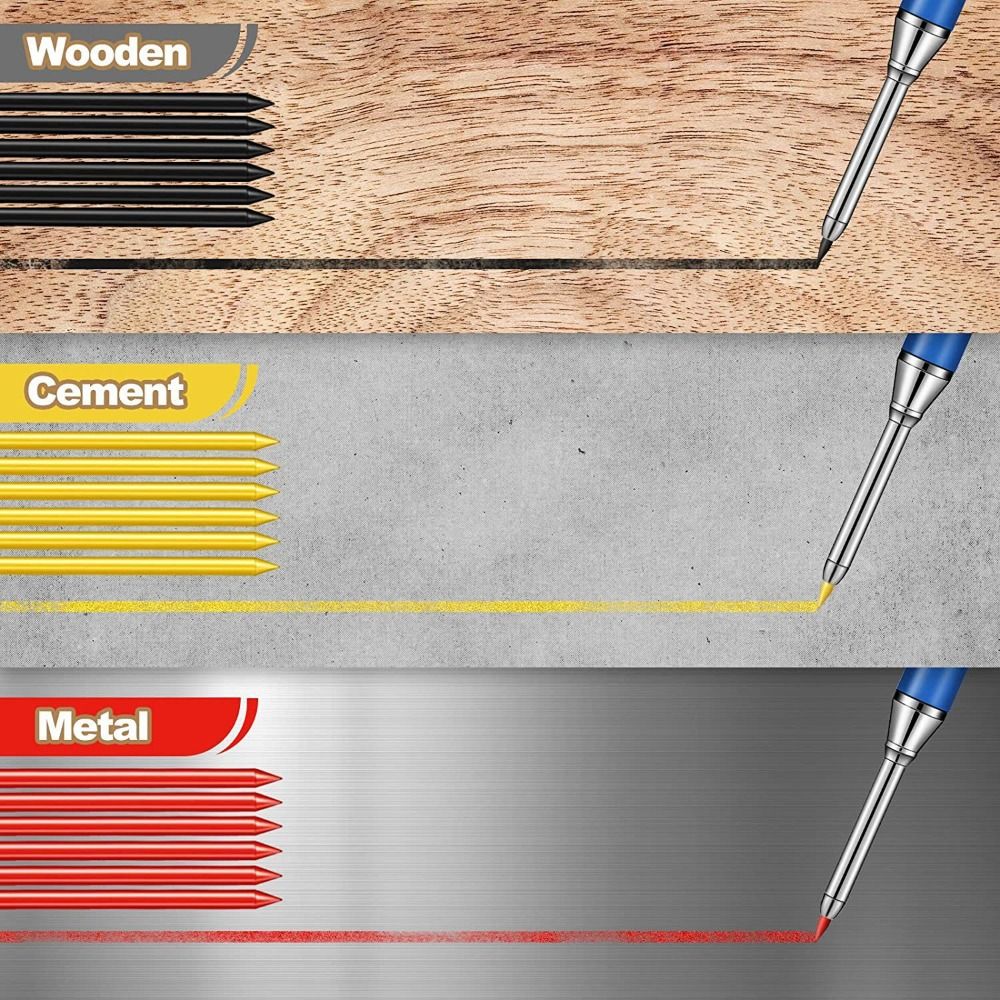 Deep Hole Marking Mechanical Pencil Woodworking Deep-hole Marker Woodworking Construction