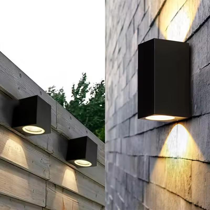 Led Wall Lamp Outdoor Waterproof IP65 Up Down GU10 AC110V 220V Lighting Garden Decoration Wall Lights for Indoor Lighting