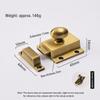 Solid Brass Cabinet Fastener Lock Mounted Hardware Furniture Door Bolt  Cupboard Hardware