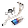 For Triumph Trident 660 Tiger 660 Sport 2021 2022 2023 Modified Motorcycle Exhaust System Header Link Pipe 250mm Muffler Escape