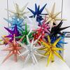 6 Pcs Star Balloons 12 Point Starburst Foil Mylar Balloons for Wedding Anniversary