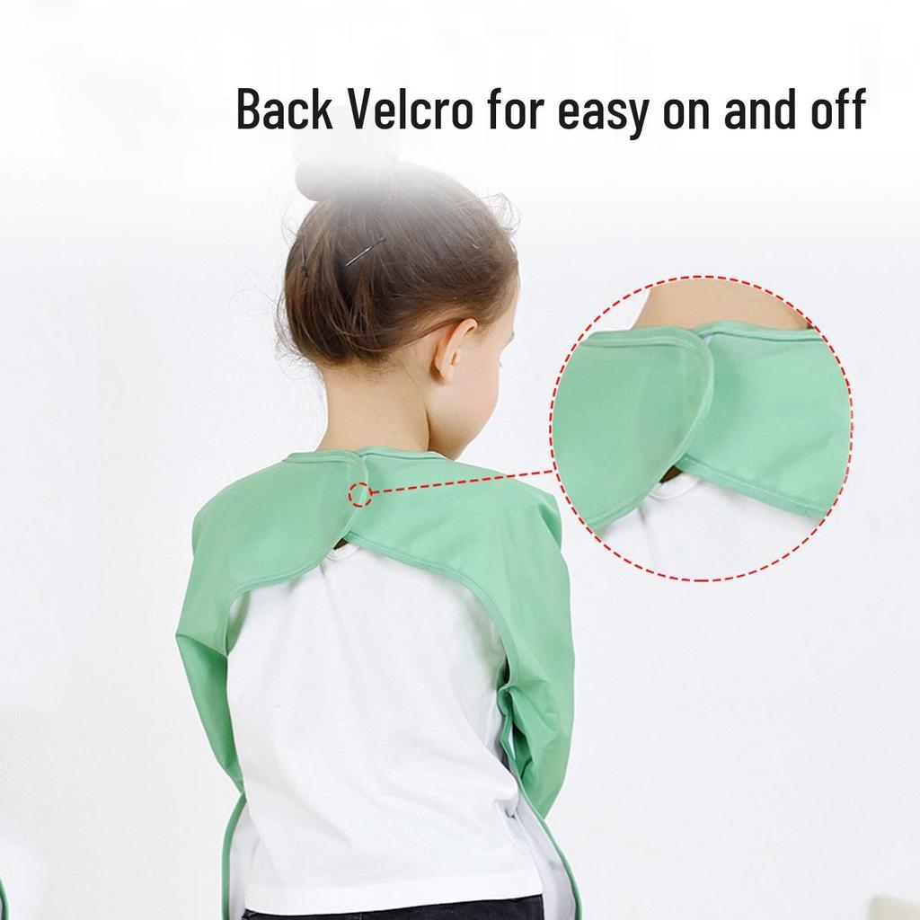 Children's Waterproof Long-Sleeve Smock for Autumn/Winter - Stain-Resistant Bib for Kindergarten Painting