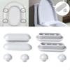 Bidet Toilet Lid Bumpers Attachment Pads Universal Accessories Replacement Kit for Home