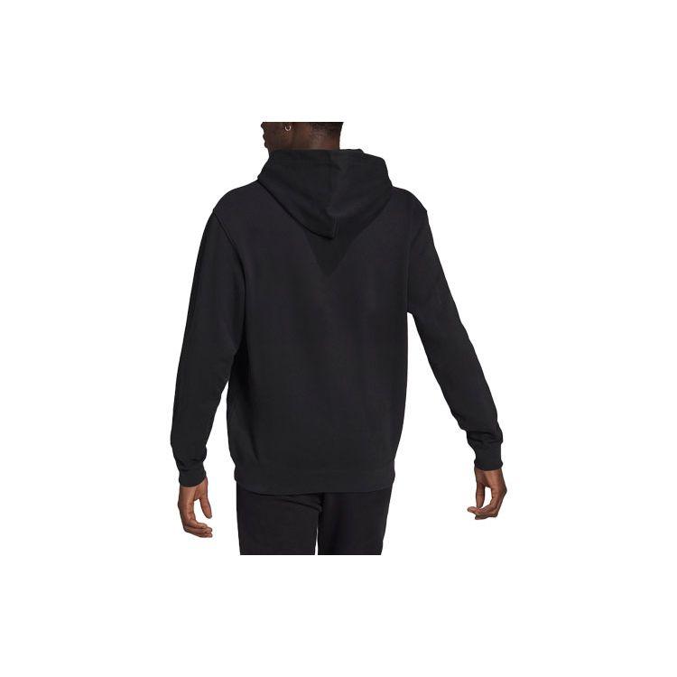 Adidas Оригинальный пуловер с логотипом трилистника, мужская толстовка с капюшоном, черный HI5265