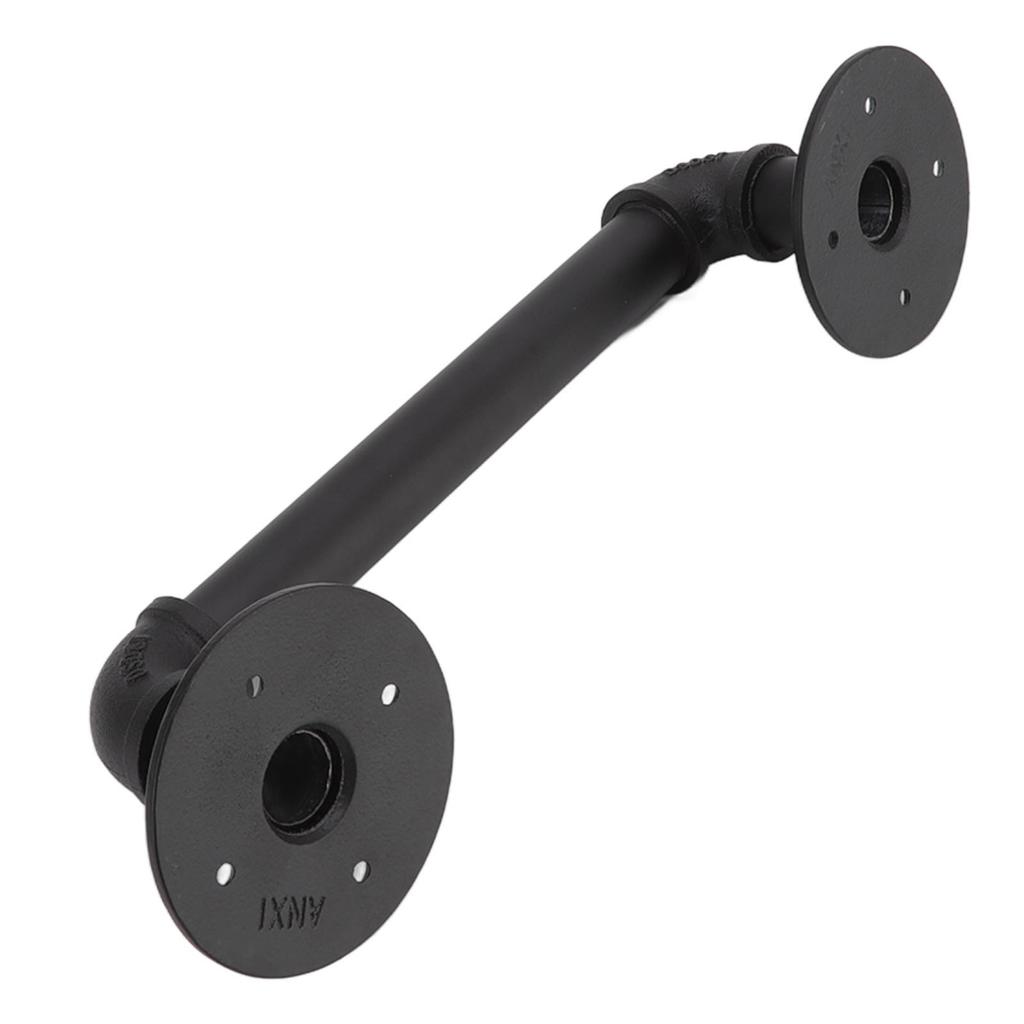 Door Pull Handle Simple Industrial Retro European Style Black Iron Decorative Practical Barn Door