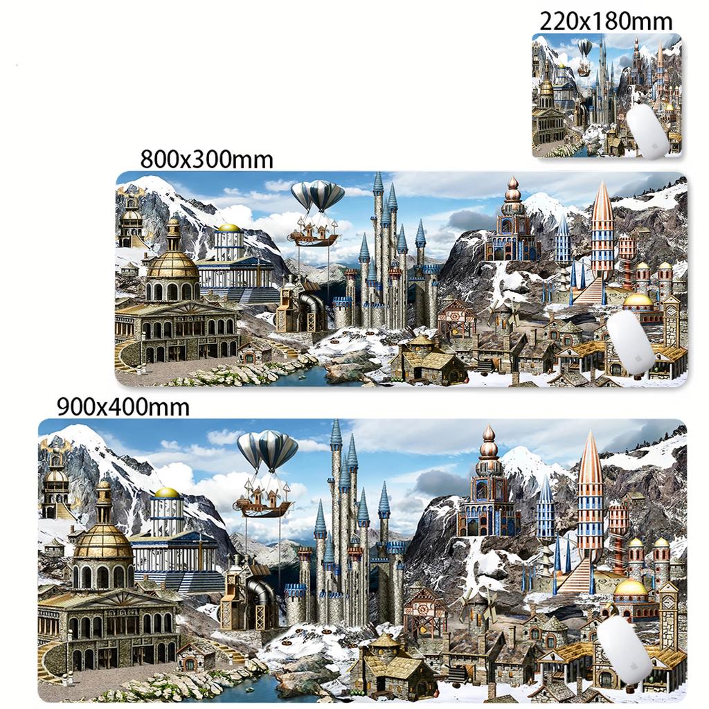 xcm Gaming Mouse Pad Heroes of Might and Magic Computer Keyboard Deskmat Office Accessories Desk Mat Carpet Xxl Mousepad