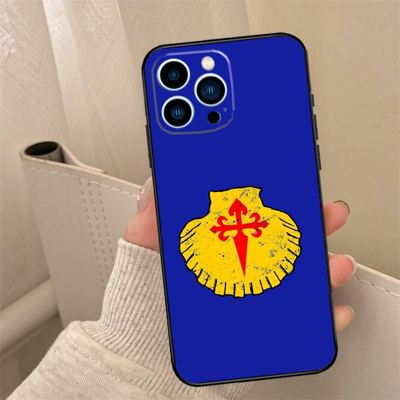 Camino de Santiago Case For iPhone 16 15 13 11 12 14 Pro Max 12 Mini 7 8 Plus X XS Max XR Bumper Cover