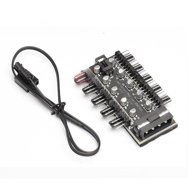 4-контактный ШИМ-концентратор вентиляторов для управления температурой и скоростью корпуса