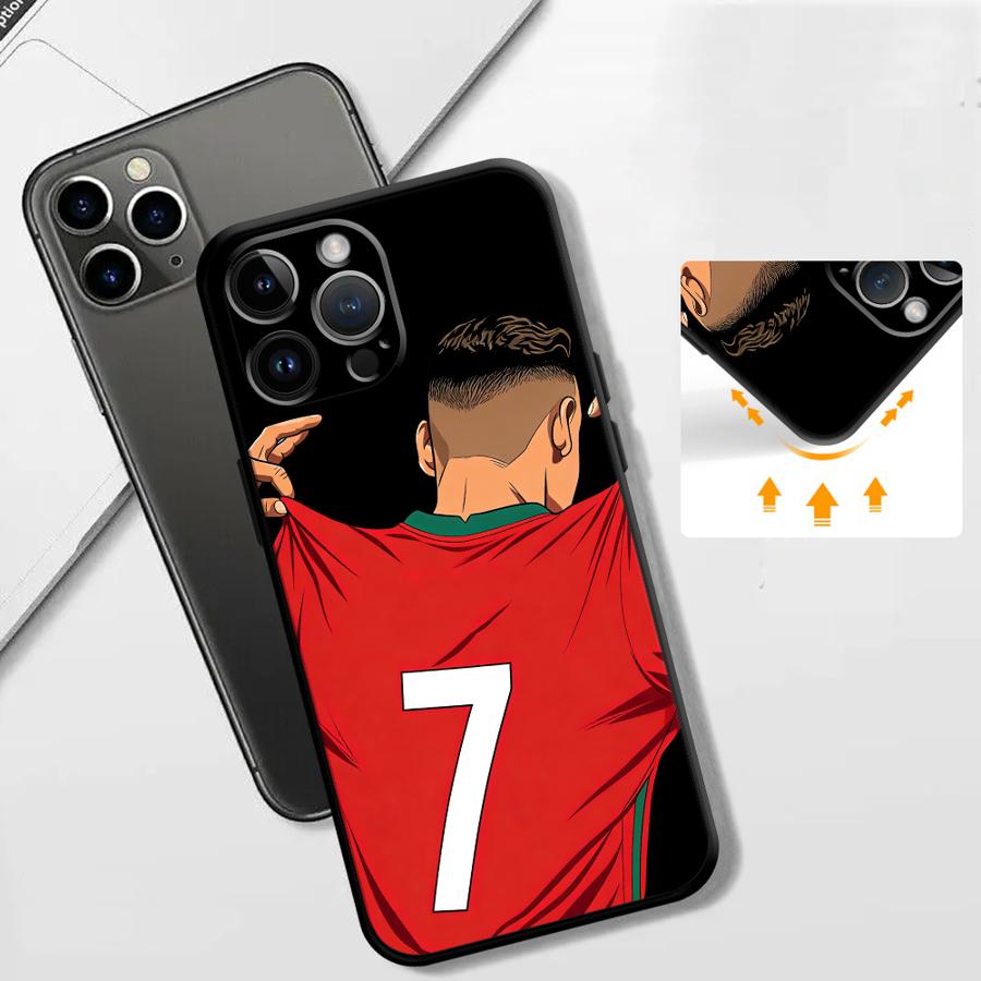 Чехол для телефона Чехол для телефона для Apple iPhone 17 Pro Max XR XS MAX 12 15 Pro 7 8 17e Air 13 14 16 11 Футбольный номер