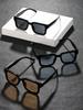 3PCS Plastic Fashion Square Frame Women Sunglasses For Daily Life Men Shades Accessories.