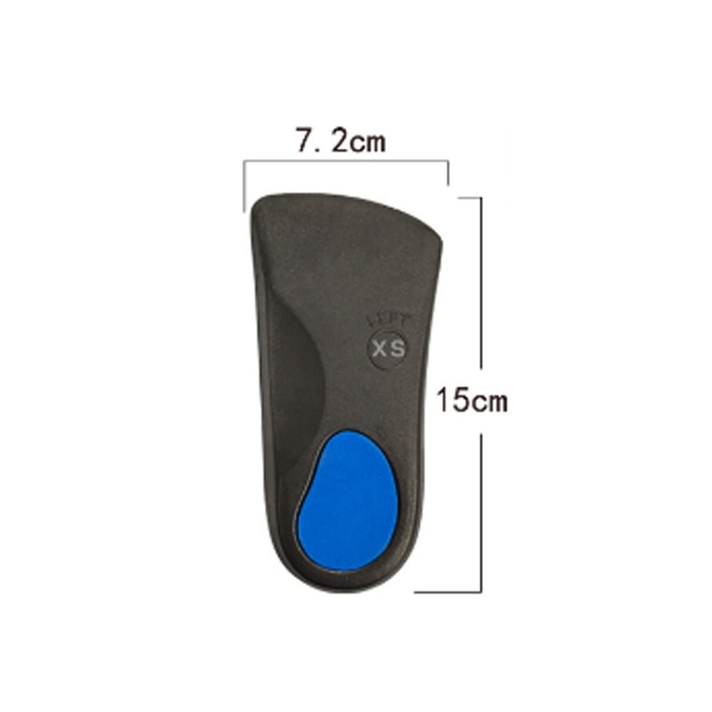 1pair Comfort Fallen Arches Plantar Fasciitis Over Pronation Orthotic Insoles Arch Support 3/4 Insole Shoe Inserts