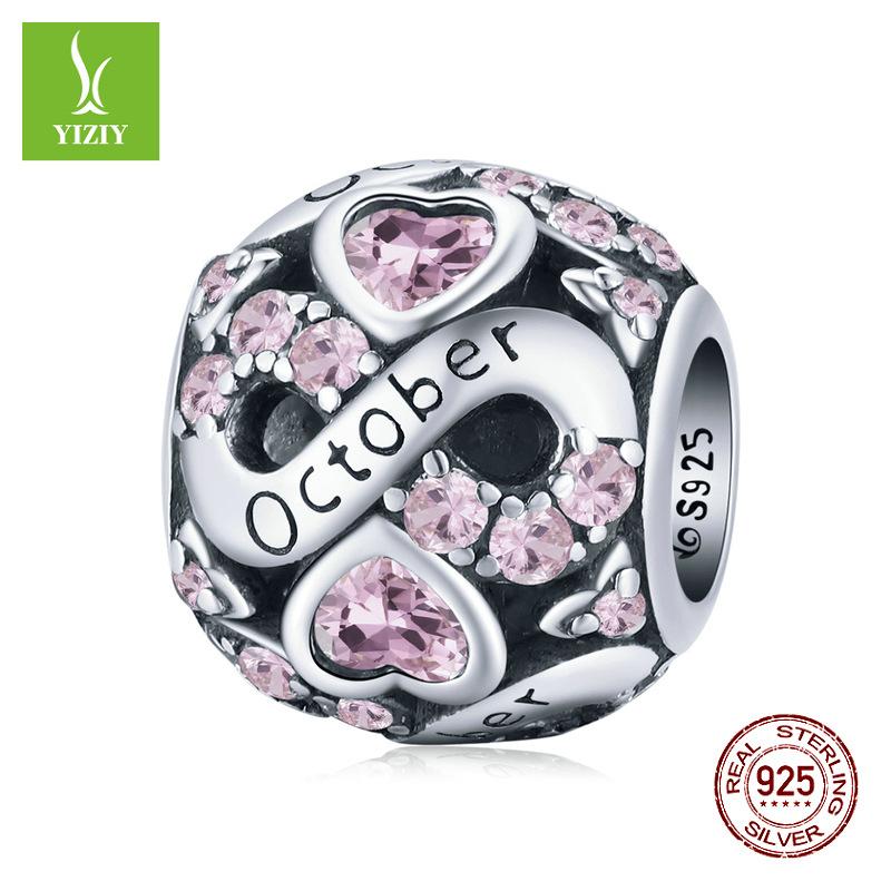 Декабрьский камень рождения Бижутерия из бусин Серебро S925 Созвездие Переводная бусина Bsc508