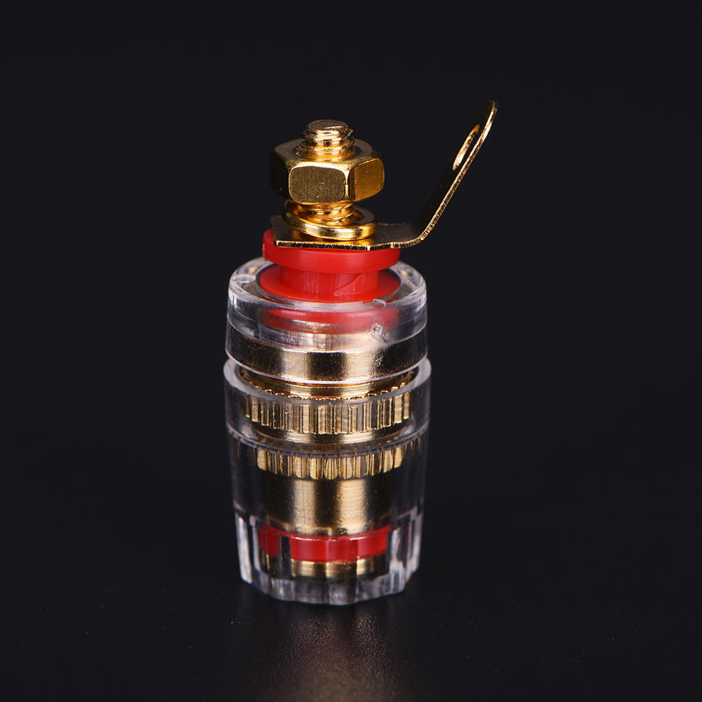 2X Amplifier Speaker Terminal Binding Post Connector For 4Mm Banana Plug