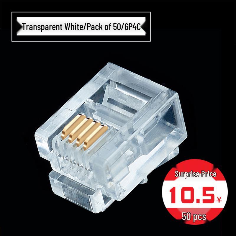 Экранированный разъем RJ45 Cat 6A/5E для гигабитной сети, широкополосного доступа и телефона