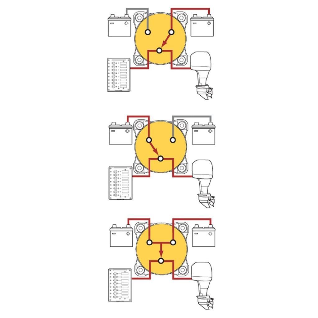 Выключатель, 4 положения передачи, Выключатель изоляции питания, Изолирующий выключатель для морской лодки, яхты, дома на колесах