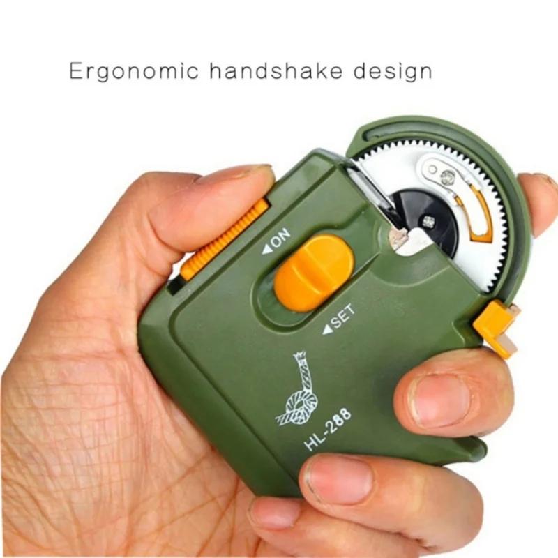 Automatic Fast Fishing Hook Line Winders Outdoor Portables Electric Battery Operated Hook Tiers Tying Tool Machine