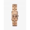 Michael Kors Monroe Square Metal Watch Mko1032622 Rose Gold