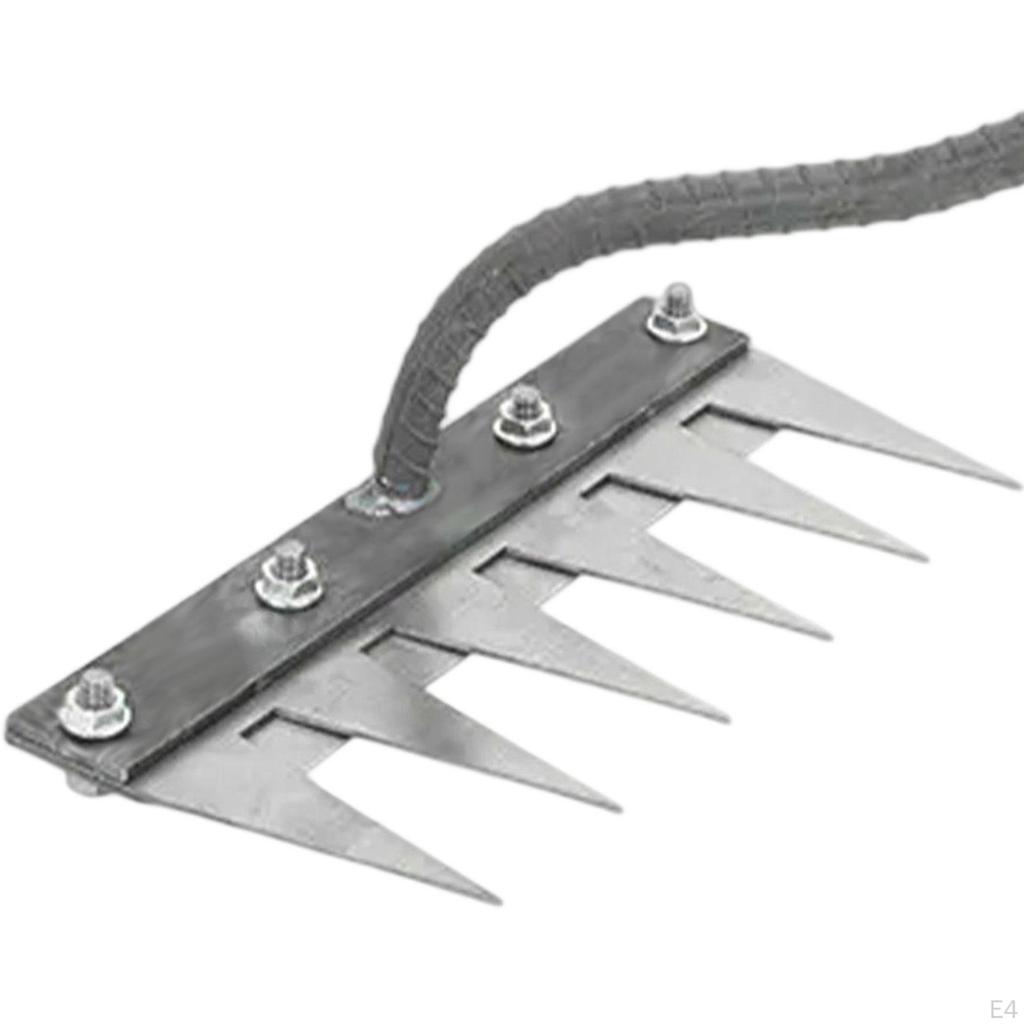 Садовые грабли Простые в использовании Сталь Эффективные Сверхпрочные для ландшафтных дизайнеров Двора На открытом воздухе Домовладельцев Садоводство