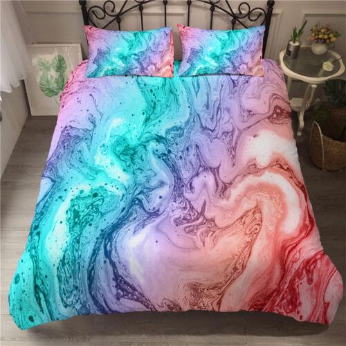 Комплект пододеяльников Doona, красочные наволочки, односпальные двуспальные кровати размера «queen-size»